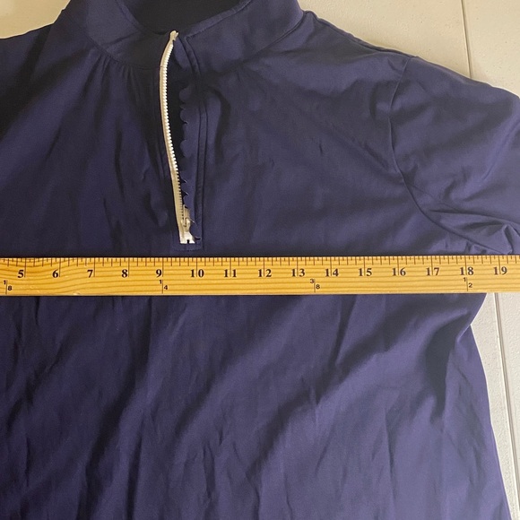 Smith & Quinn Chic Women's Blue High Collar Blouse Sz Med - Picture 10 of 13